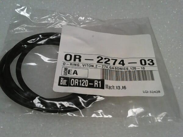 OR-2274-03 | O RING VITON 2-274 GASONICS 120-10 - Image 2
