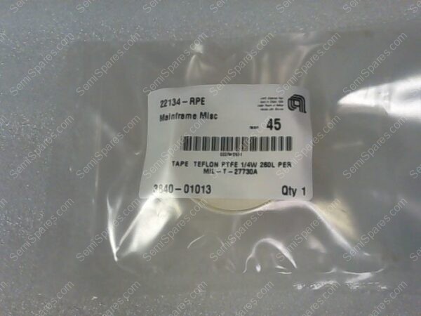 3840-01013 | TAPE TEFLON PTFE 1/4W 260L PER MIL-T-27730A - Image 3