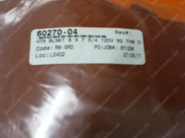 HT-0380-00 | HEATER BLANKET, 60270-04, STI 2-THERMO DIS - Image 8