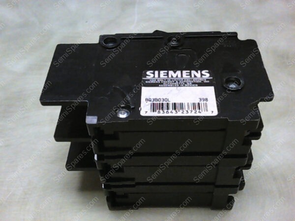 BQ3B030L | SIEMENS BQ3B030L 30-AMP THREE POLE 240-VOLT 10KAIC LUG IN / LUG OUT BREAKER - Image 6