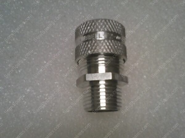HUBBELL-F2 | CORD CONNECTOR, STRAIGHT MALE .31-.38", 3/8" ALUMINUM - Image 4