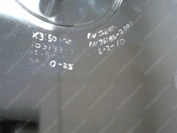 500R0090-503 | SEMITOOL METAL ROTOR, SPIN RINSER/DRYER 2800 RPM MAX H-BAR-IN X3150-25 BAL FULL, 123126 - Image 6