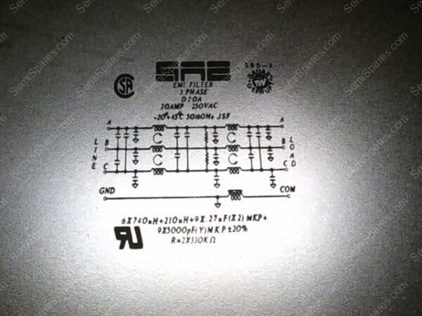 411202400 | FILTER,EMI,3 PH - Image 5