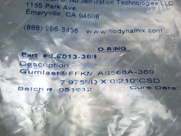 OR-6115-00 | O-RING,GUMLAST,L8013-369,FLO DYNAMIX - Image 3