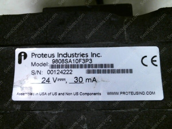 9808SA10F3P3 | PROTEUS INDUSTRIES FLOW SENSOR 24V MODEL NO. 9808SA10F3P3 W/ 714-012944-007 BRKT, IHSUNG BALL VALVE,MAX 1000SPI,ORIFICE 12.5,LY-LOK3/4 - Image 6