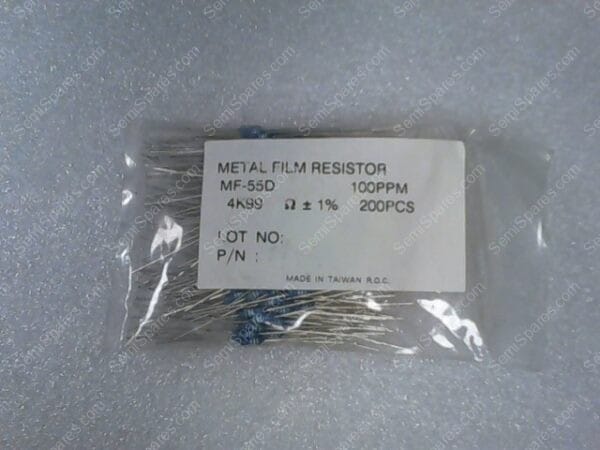 RESISTOR | METAL FILM RESISTOR, MF-55D 4K99 - Image 3