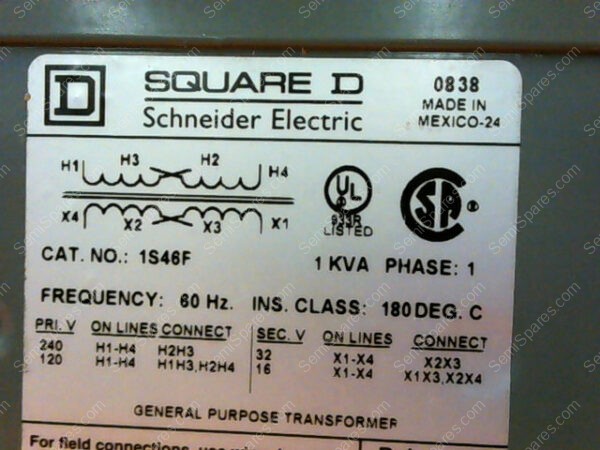 1S46F | SQUARE D SCHNEIDER ELECTRIC CAT. NO-1S46F - Image 6