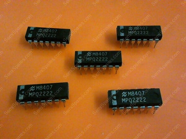 MPQ2222 | TRANS 4NPN 40V 0.5A (PK OF 5) - Image 5