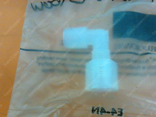 E4-4N | FLUOROWARE GALTEK E4-4N, 1/4 TUBE MALE NPT PFA ELBOW, NOS - Image 4