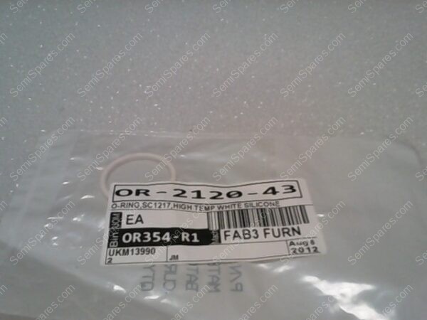 OR-2120-43 | O-RING SC1217 HIGH TEMP WHITE SILICONE - Image 2