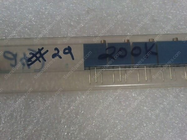 3296Y-1-204 | TRIMMER RESISTORS-THROUGH HOLE, 3/8", 200KOHMS, SEALED VERTICAL ADJUST - Image 4