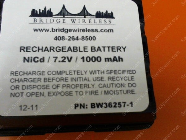 GU-5610-00 | RADIO BATTERY, RECHARGEABLE, WALKIE TALKIE, NiCd, 7.2V, 1000 mAh - Image 7