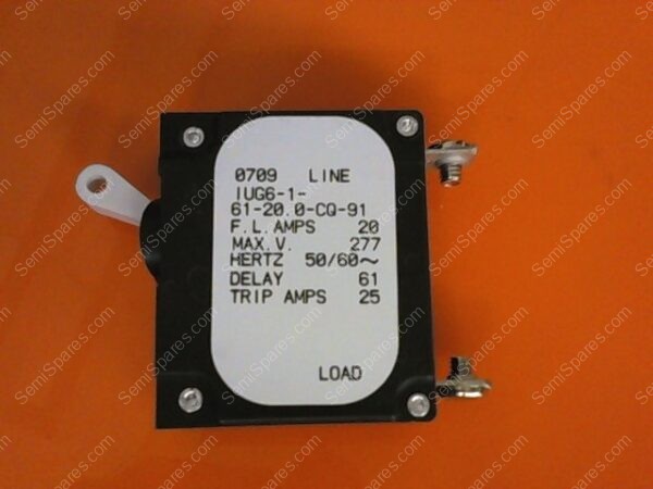 CB-1200-00 | CB,SINGLE POLE,20AMP,UPG6-1-61-200-CQ-91 - Image 3