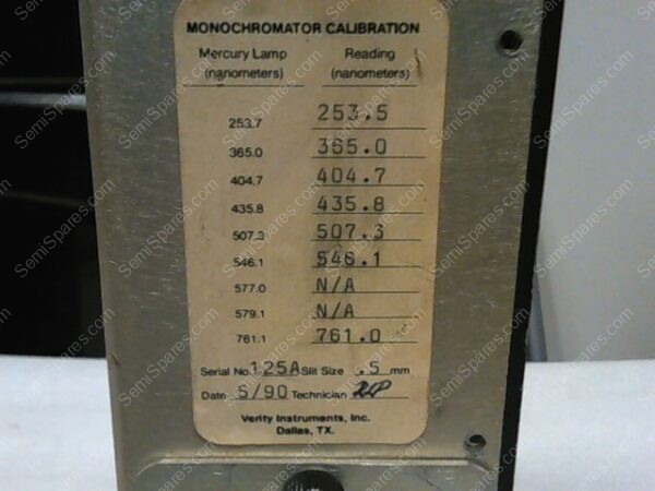 EP200MMD | .2 METER MONOCHROMATOR/DETECTOR - Image 8