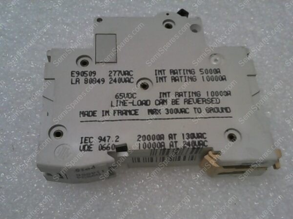 C60N 1A(D) | MULTI 9 SINGLE POLE CIRCUIT BREAKER, 1A, 277 VAC, TYPE D - Image 4