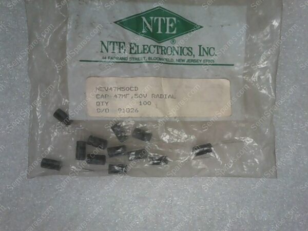 NEV47M50CB | CAP 47MF, 50V RADIAL - Image 3
