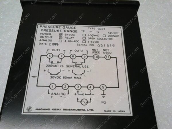 GC73 | DIGITAL PRESSURE GAUGE - Image 4