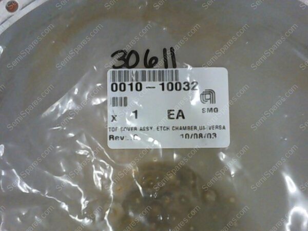 0010-10032 | TOP COVER ASSY ETCH CHAMBER UNVS - Image 3