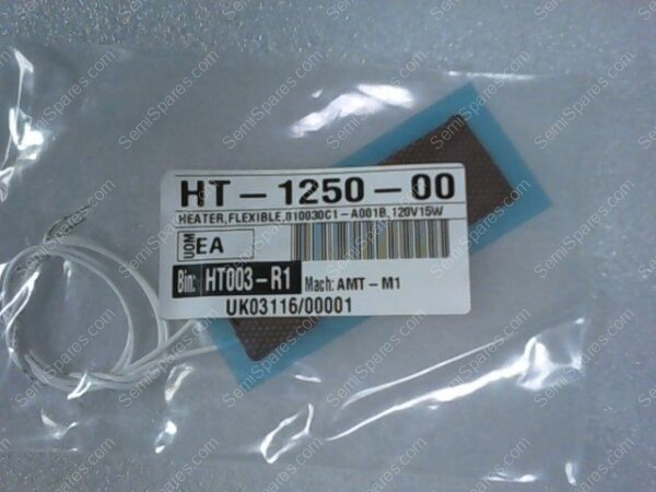 HT-1250-00 | HEATER, FLEXIBLE, 010030C1-A001B, 120V15W - Image 2