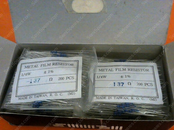 137XBK-ND | RES 137 OHM 1/4W 1% METAL FILM - Image 4