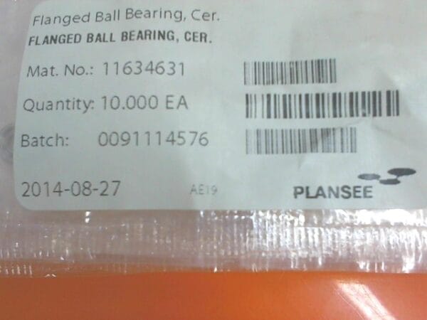 BG-4860-00 | BEARING,FLANGED,BALL,CERAMIC,11634631 - Image 3