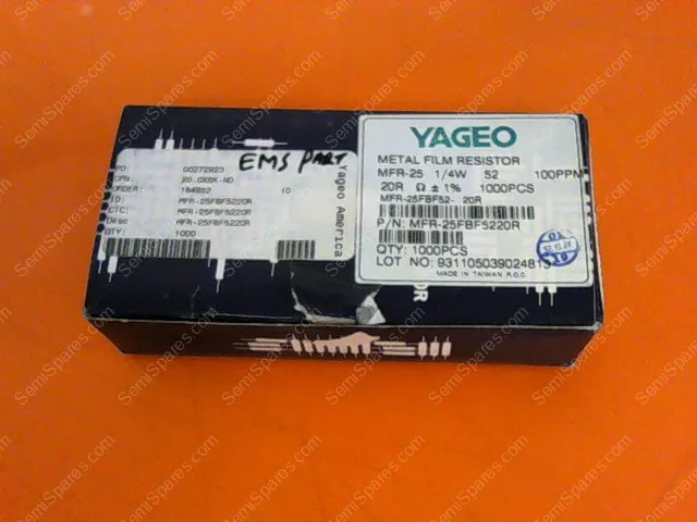 20.0XBK-ND | RES 20.0K OHM 1/4W 1% METAL FILM - Image 4
