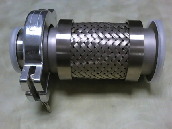 FLEXIBLE HOSE COUPLING | ISO KF-50 FLEXIBLE HIGH VACUUM HOSE COUPLING-BRAIDED;135MM LONG; 1-7/8"ID - Image 5