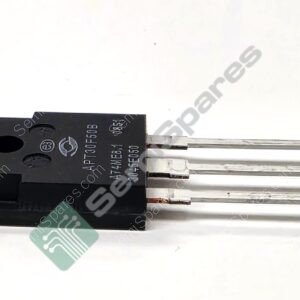 Black rectangular electrical relay with four flat metal pin terminals extending to the right, used in circuits