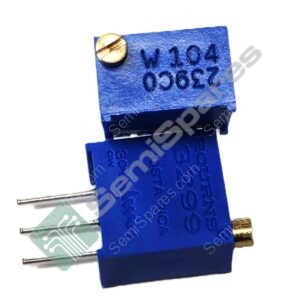 Close-up of a blue plastic multi-pin electrical connector with exposed metal pins.
