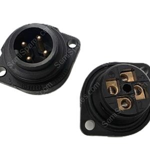 932322100 | LUMBERG AUTOMATION | 4 POSITION CIRCULAR CONNECTOR RECEPTACLE MALE PIN SCREW