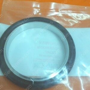Black rubber O-ring gasket sealed in a clear resealable plastic bag with a white backing card behind it.