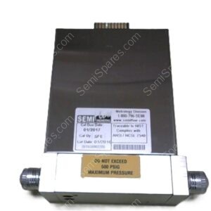 Industrial pressure sensor/transducer with side fittings and a warning label: 'DO NOT EXCEED 500 PSIG' on the front panel.