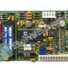 Printed circuit board with multiple integrated circuits, connectors, and capacitors, labeled PS Controller and various IC sockets and components.